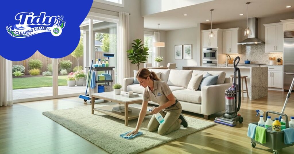 how to deep clean a house